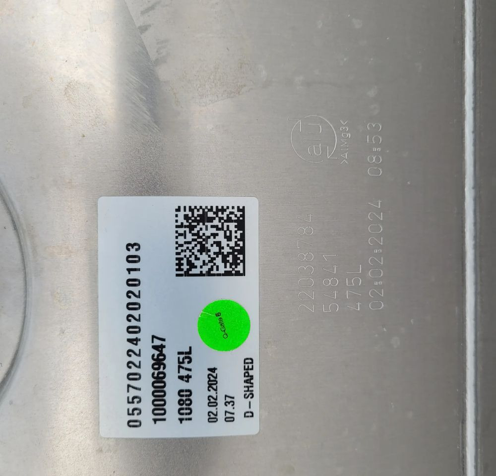 ZBIORNIK PALIWA VOLVO FH4 FH5 GAMA 150X55X68 CM 475L 22038784 CHWALIM116 - Sistema de combustible para Camión: foto 4 ZBIORNIK PALIWA VOLVO FH4 FH5 GAMA 150X55X68 CM 475L 22038784 CHWALIM116 - Sistema de combustible para Camión: foto 4
