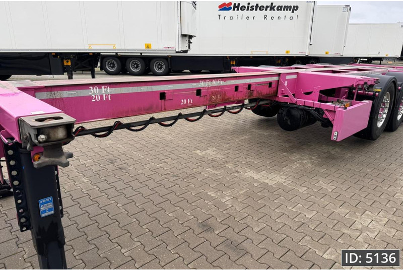 Broshuis 3UCC-39/45 Multi / 2x Extandable / 2x Lift Axle - Semirremolque portacontenedore/ Intercambiable: foto 2 Broshuis 3UCC-39/45 Multi / 2x Extandable / 2x Lift Axle - Semirremolque portacontenedore/ Intercambiable: foto 2