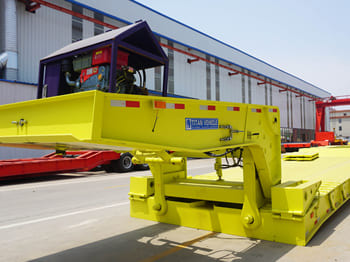 TITAN 60T Detach Lowboy Gooseneck for Sale in Congo - Semirremolque: foto 2 TITAN 60T Detach Lowboy Gooseneck for Sale in Congo - Semirremolque: foto 2
