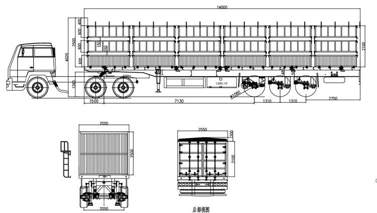 TITAN 3 Axle Cargo Fence Trailer with Air Suspension Transport Animal - Semirremolque transporte de ganado: foto 5 TITAN 3 Axle Cargo Fence Trailer with Air Suspension Transport Animal - Semirremolque transporte de ganado: foto 5