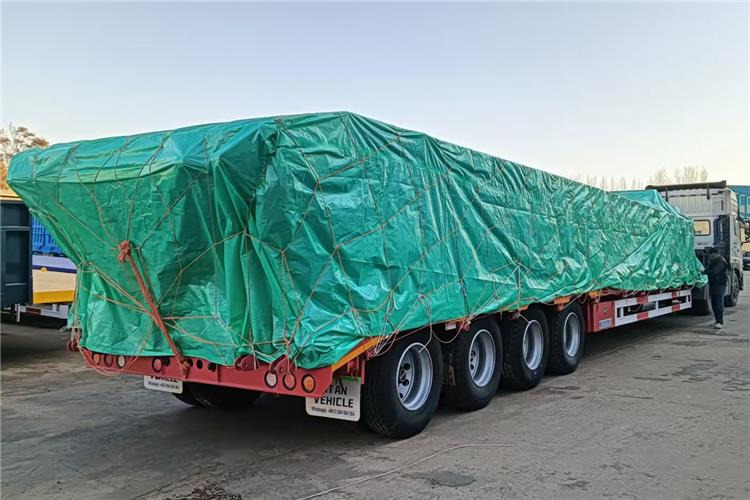 TITAN 4 Axle 100 Ton Low Bed Truck Trailer for Sale In Zambia - Semirremolque góndola rebajadas: foto 1 TITAN 4 Axle 100 Ton Low Bed Truck Trailer for Sale In Zambia - Semirremolque góndola rebajadas: foto 1