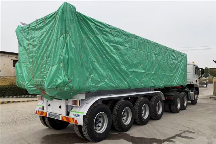 TITAN 4 Axle 80 Ton Dump Semi Trailer for Sale In Cameroon - Semirremolque volquete: foto 4 TITAN 4 Axle 80 Ton Dump Semi Trailer for Sale In Cameroon - Semirremolque volquete: foto 4