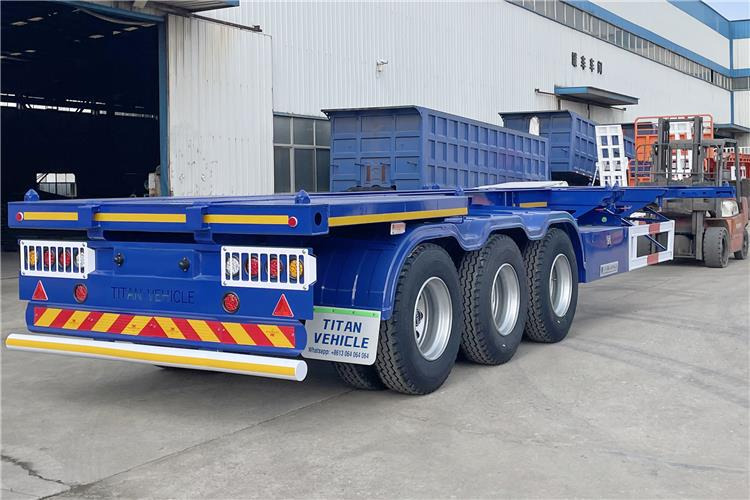 TITAN 40ft Container Chassis Trailer for Sale In Guam - Semirremolque chasis: foto 1 TITAN 40ft Container Chassis Trailer for Sale In Guam - Semirremolque chasis: foto 1