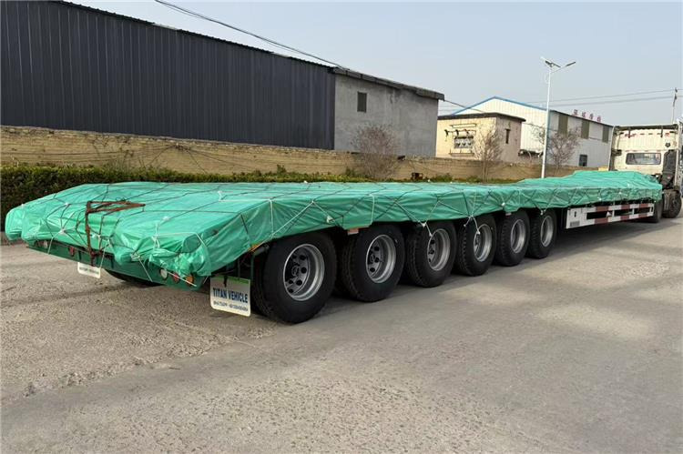TITAN 6 Axle 80 Ton Low Loader Semi Trailer for Sale In Zambia - Semirremolque góndola rebajadas: foto 2 TITAN 6 Axle 80 Ton Low Loader Semi Trailer for Sale In Zambia - Semirremolque góndola rebajadas: foto 2