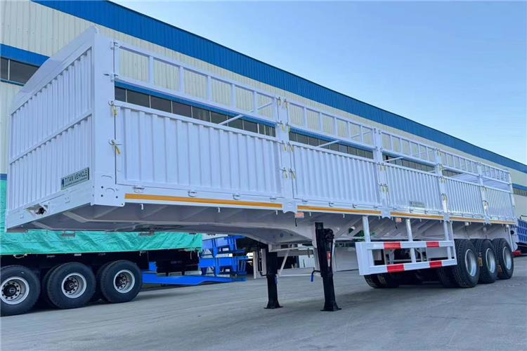 TITAN In Stock 30/40/50 Ton Fence Semi Trailer Transport Cargo Bulk In Senegal - Semirremolque transporte de ganado: foto 1 TITAN In Stock 30/40/50 Ton Fence Semi Trailer Transport Cargo Bulk In Senegal - Semirremolque transporte de ganado: foto 1