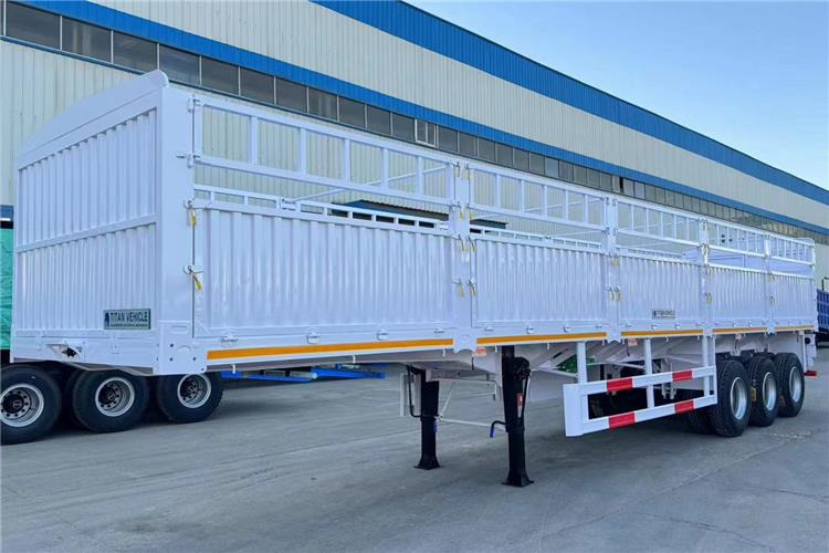 TITAN In Stock 30/40/50 Ton Fence Semi Trailer Transport Cargo Bulk In Senegal - Semirremolque transporte de ganado: foto 3 TITAN In Stock 30/40/50 Ton Fence Semi Trailer Transport Cargo Bulk In Senegal - Semirremolque transporte de ganado: foto 3