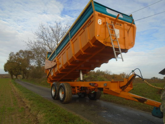 Rolland TURBO 160 - Remolque volquete: foto 1 Rolland TURBO 160 - Remolque volquete: foto 1