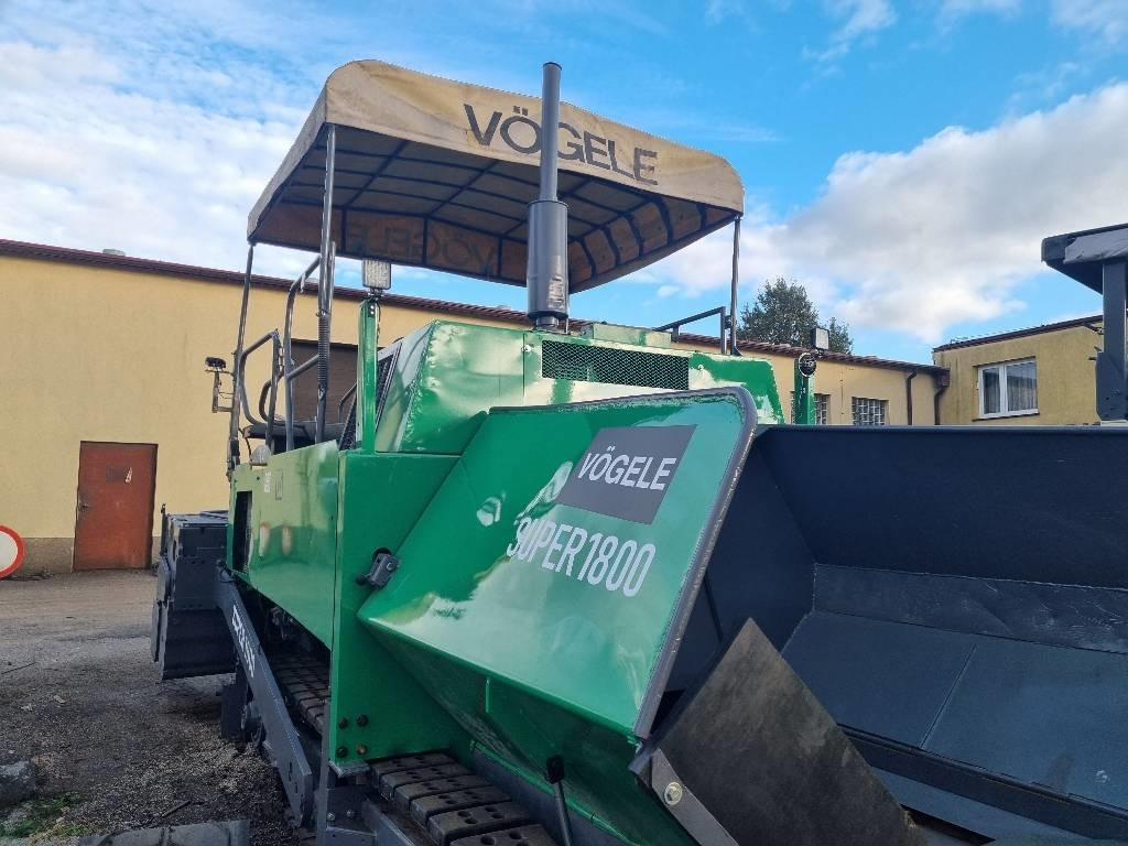 Vögele super 1800 - Pavimentadora de asfalto: foto 1 Vögele super 1800 - Pavimentadora de asfalto: foto 1