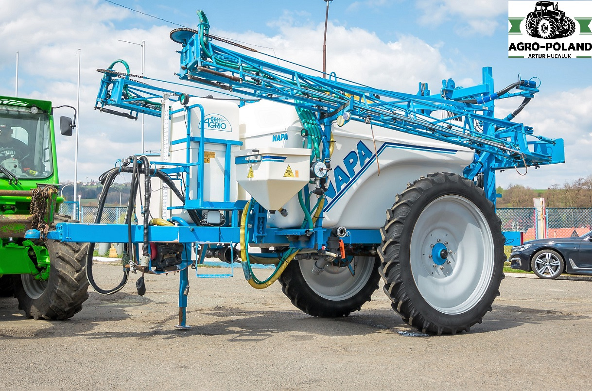 AGRIO NAPA 3000 - GPS - 2007 ROK - 18 M - Pulverizador arrastrado: foto 4 AGRIO NAPA 3000 - GPS - 2007 ROK - 18 M - Pulverizador arrastrado: foto 4