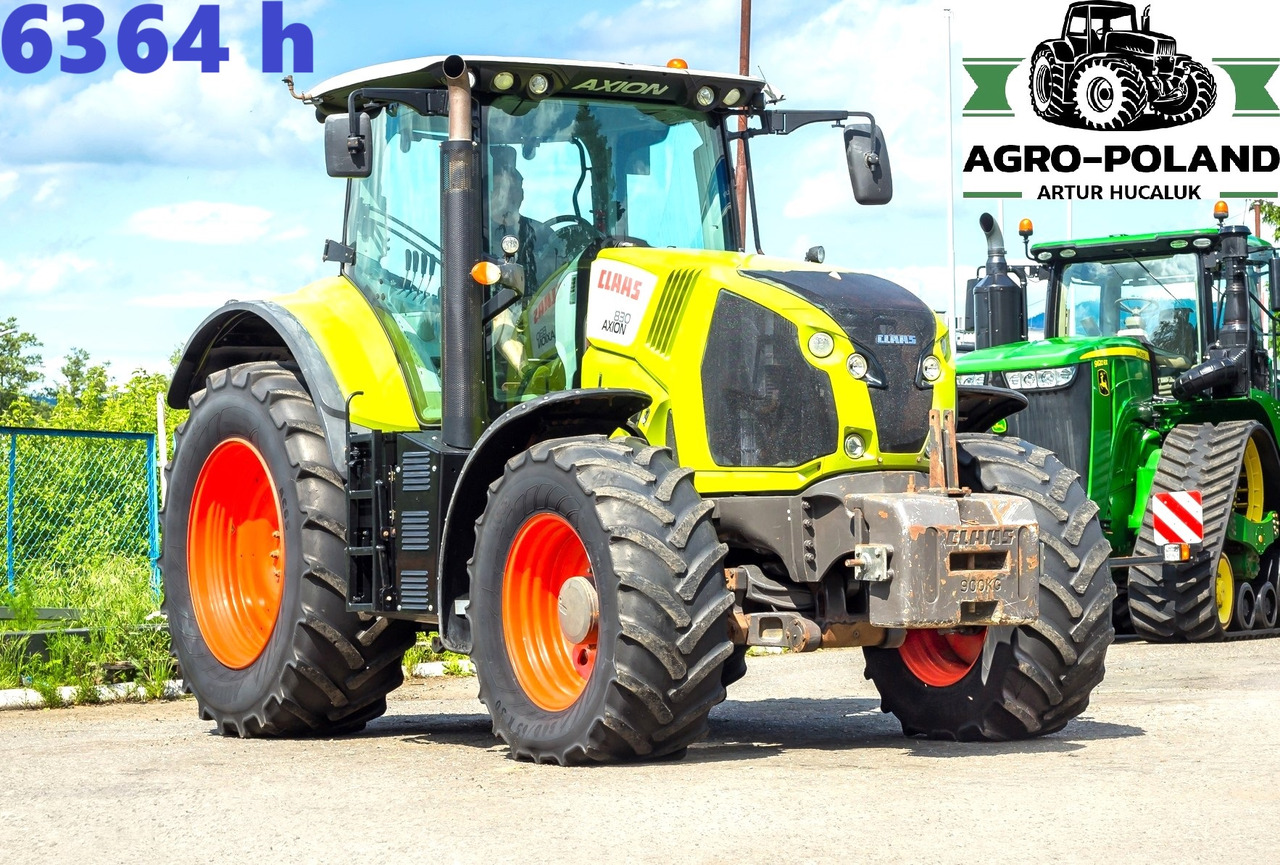 CLAAS AXION 830 - 2017 ROK - 6364 h - ORYGINALNE OPONY - Tractor: foto 1 CLAAS AXION 830 - 2017 ROK - 6364 h - ORYGINALNE OPONY - Tractor: foto 1