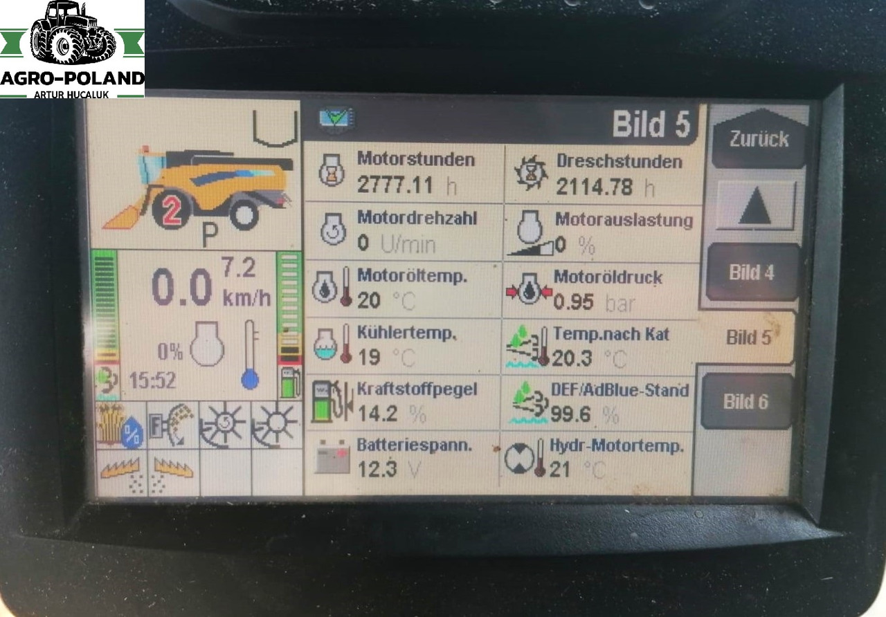 NEW HOLLAND CX 6080 - 2114/2777 h - 2014 ROK + VARIFEED 6,09 M - Cosechadora de granos: foto 5 NEW HOLLAND CX 6080 - 2114/2777 h - 2014 ROK + VARIFEED 6,09 M - Cosechadora de granos: foto 5