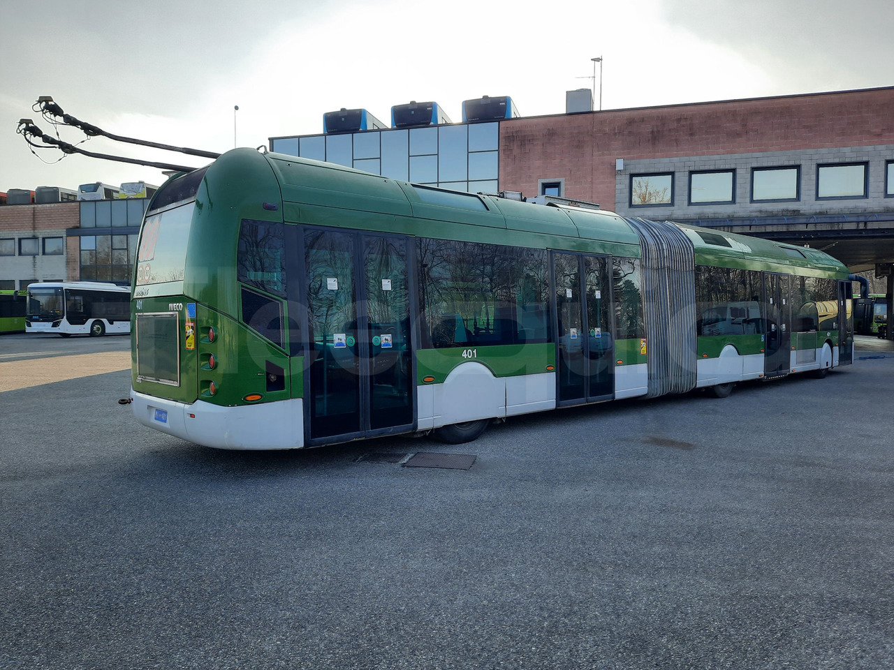 Autobús articulado, Autobús eléctrico N. 6 Irisbus Cristalis ETB 18: foto 9