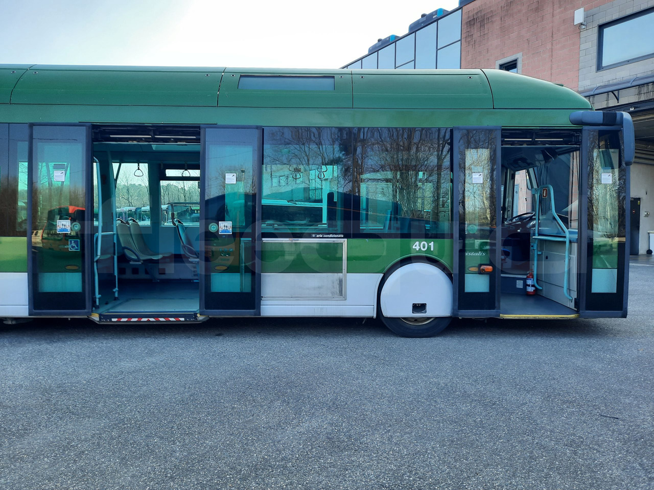 Autobús articulado, Autobús eléctrico N. 6 Irisbus Cristalis ETB 18: foto 13