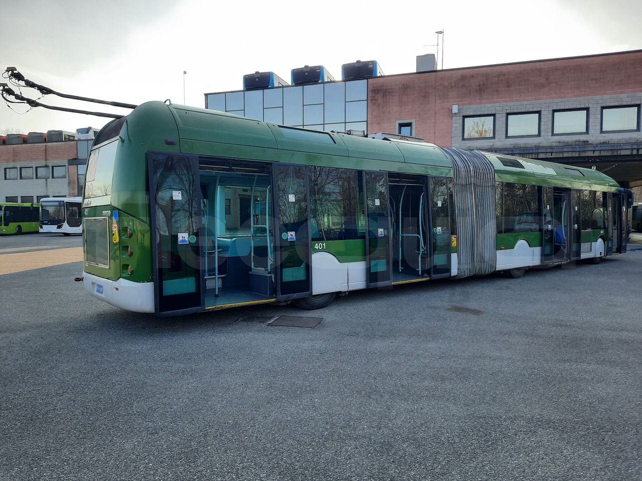 Autobús articulado, Autobús eléctrico N. 6 Irisbus Cristalis ETB 18: foto 8