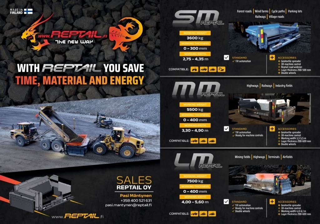 Reptail LM - Grader: foto 3 Reptail LM - Grader: foto 3