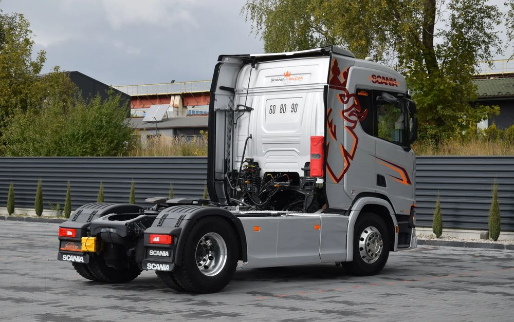 Scania R450 / HYDRAULIKA / RETARDER / ACC / KLIMA / FULL LEDY / ALUFELGI / SERWISOWANA / SPROWADZONA - Cabeza tractora: foto 5 Scania R450 / HYDRAULIKA / RETARDER / ACC / KLIMA / FULL LEDY / ALUFELGI / SERWISOWANA / SPROWADZONA - Cabeza tractora: foto 5