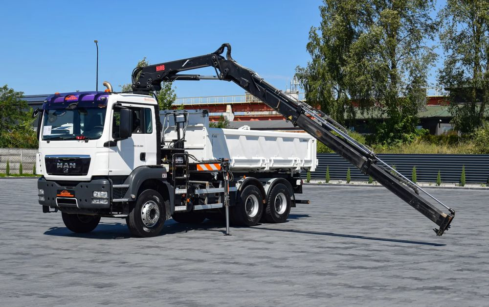 Leasing de  MAN TGS 33.360 / 6x4 / HDS HIAB 122 E-2 HIDUO / STEROWANIE RADIOWE / WYWROTKA / HYDROBURTA / AUTOMAT / KLIMA / TEMPOMAT / KAMERA COFANIA / SPROWADZONY MAN TGS 33.360 / 6x4 / HDS HIAB 122 E-2 HIDUO / STEROWANIE RADIOWE / WYWROTKA / HYDROBURTA / AUTOMAT / KLIMA / TEMPOMAT / KAMERA COFANIA / SPROWADZONY: foto 9