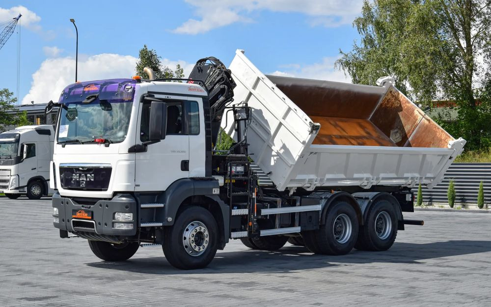 Leasing de  MAN TGS 33.360 / 6x4 / HDS HIAB 122 E-2 HIDUO / STEROWANIE RADIOWE / WYWROTKA / HYDROBURTA / AUTOMAT / KLIMA / TEMPOMAT / KAMERA COFANIA / SPROWADZONY MAN TGS 33.360 / 6x4 / HDS HIAB 122 E-2 HIDUO / STEROWANIE RADIOWE / WYWROTKA / HYDROBURTA / AUTOMAT / KLIMA / TEMPOMAT / KAMERA COFANIA / SPROWADZONY: foto 14