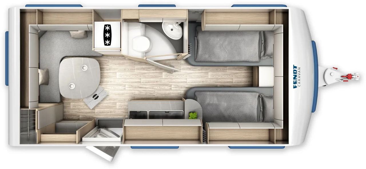 Fendt Bianco Activ 465 SGE 1.800 KG, Shower-Paket, GFK - Caravana: foto 2 Fendt Bianco Activ 465 SGE 1.800 KG, Shower-Paket, GFK - Caravana: foto 2