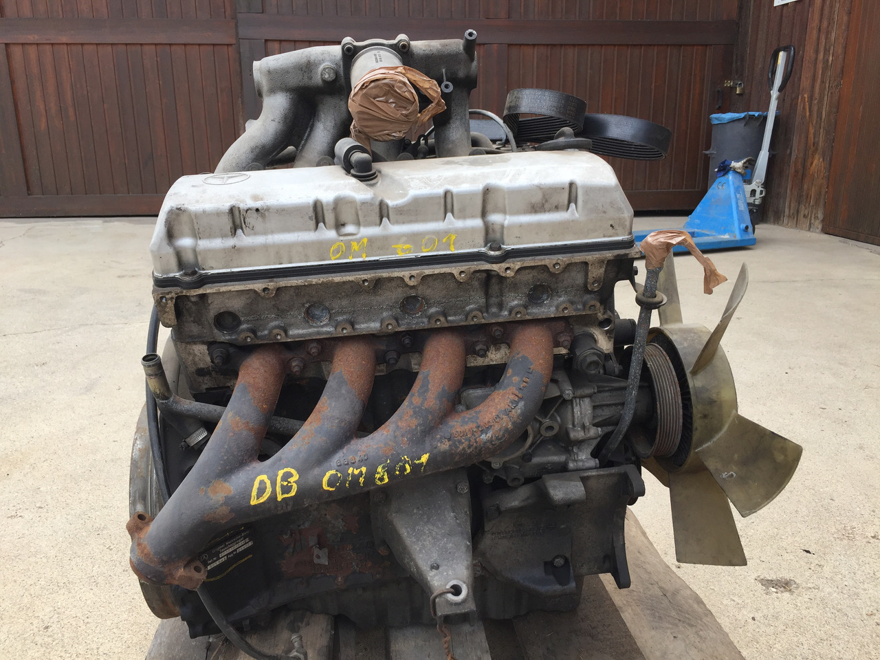 Gebrauchter Motor MB 208, Motortyp : OM 601, Artikel - Nr. : 81.9999 - 9999 - Motor para Camión: foto 1 Gebrauchter Motor MB 208, Motortyp : OM 601, Artikel - Nr. : 81.9999 - 9999 - Motor para Camión: foto 1