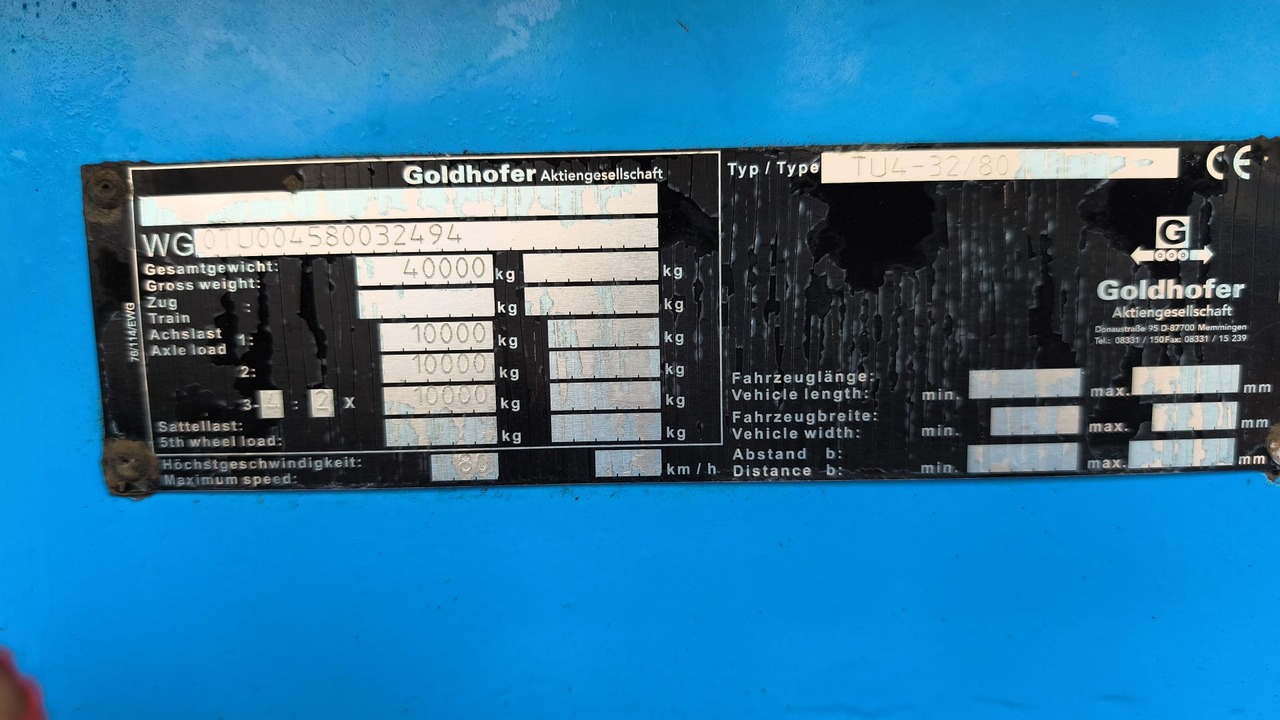 GOLDHOFER, 2010 god. - Remolque góndola rebajadas: foto 2 GOLDHOFER, 2010 god. - Remolque góndola rebajadas: foto 2