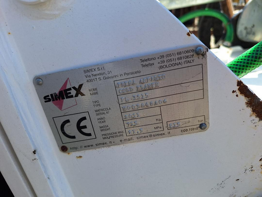 FREZA SIMEX 3517 - Implemento para Maquinaria de construcción: foto 4 FREZA SIMEX 3517 - Implemento para Maquinaria de construcción: foto 4