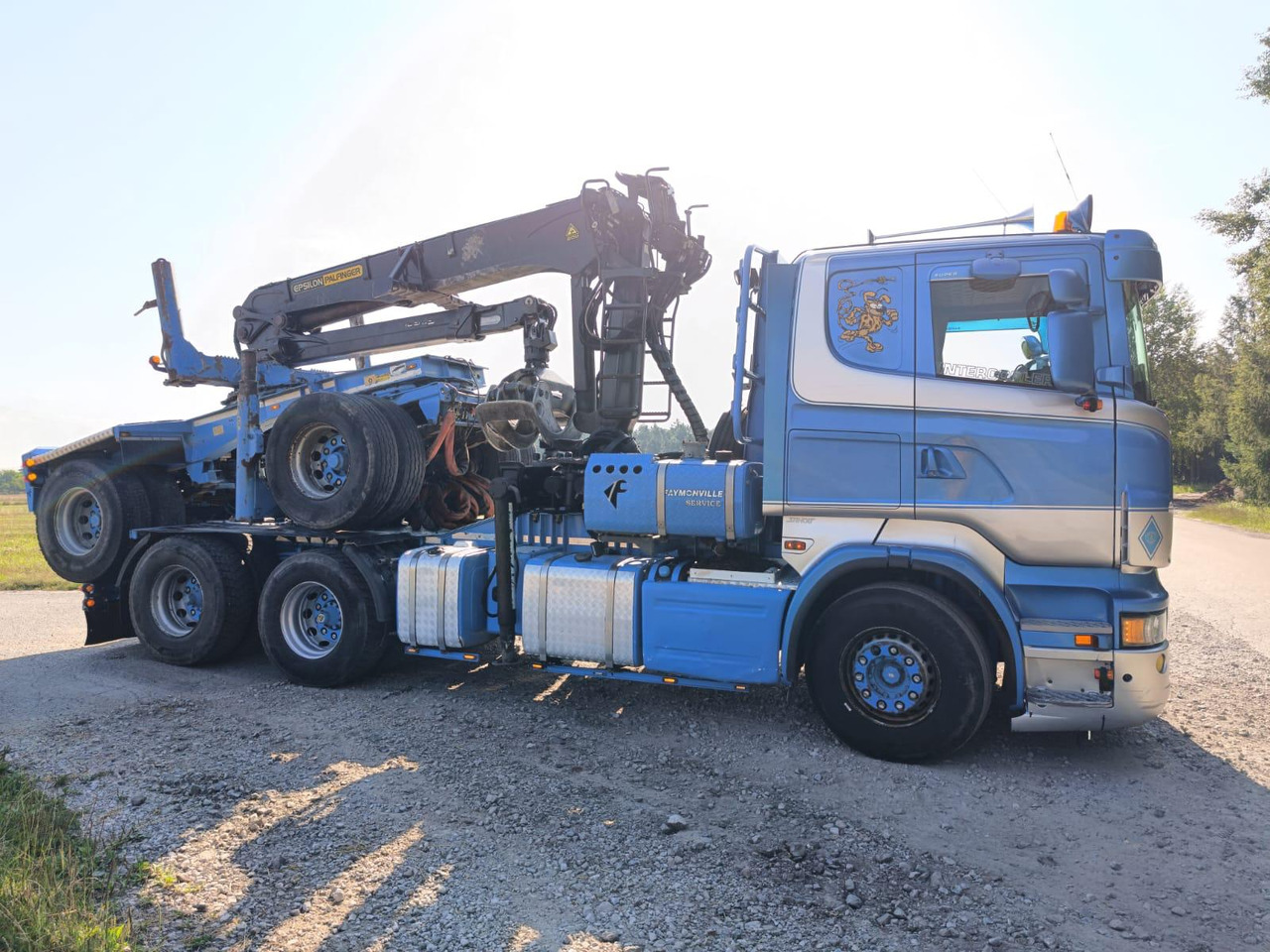 SCANIA R620 V8 - Camión forestal, Camión grúa: foto 5 SCANIA R620 V8 - Camión forestal, Camión grúa: foto 5