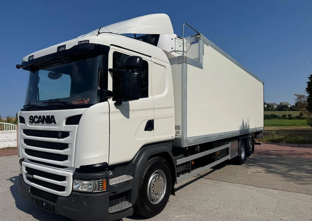 Scania Scania G 490 / CHŁODNIA + WINDA / 23 PALETY / EURO6 / OŚ SKRĘTNA / CARRIER 850 / ASO - Camión frigorífico: foto 1 Scania Scania G 490 / CHŁODNIA + WINDA / 23 PALETY / EURO6 / OŚ SKRĘTNA / CARRIER 850 / ASO - Camión frigorífico: foto 1