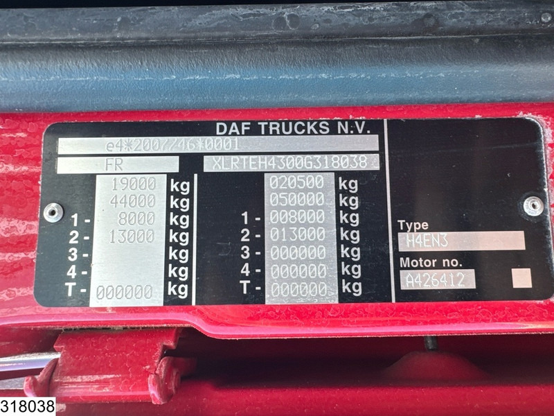 Cabeza tractora DAF XF 530 EURO 6, Standairco, PTO: foto 7