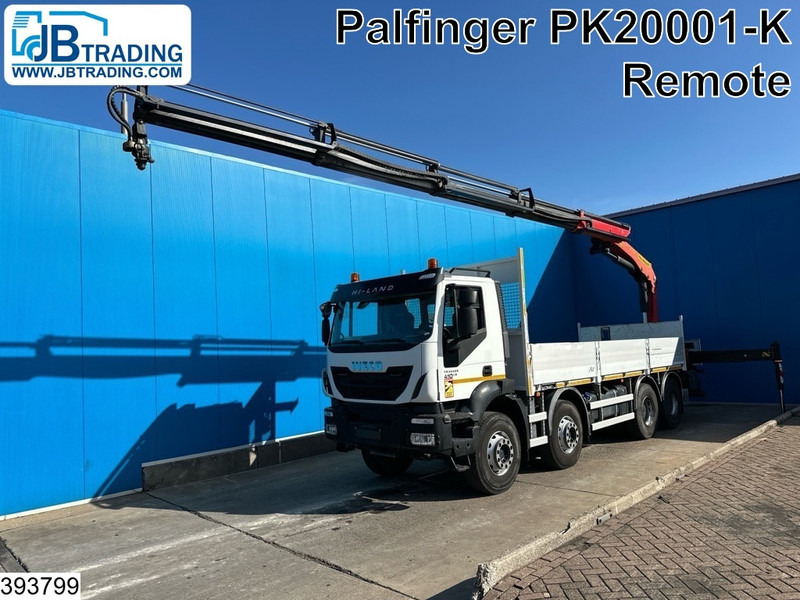 Iveco Trakker 410 8x4, EURO 6, Palfinger, Remote, Retarder - Camión caja abierta, Camión grúa: foto 1 Iveco Trakker 410 8x4, EURO 6, Palfinger, Remote, Retarder - Camión caja abierta, Camión grúa: foto 1