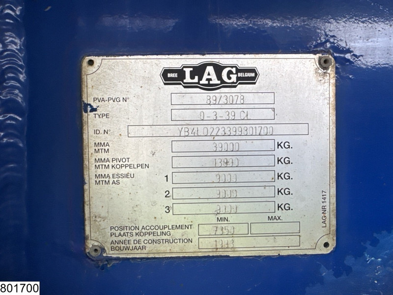 LAG tank 42,000 litres, 5 compartments - Semirremolque cisterna: foto 4 LAG tank 42,000 litres, 5 compartments - Semirremolque cisterna: foto 4