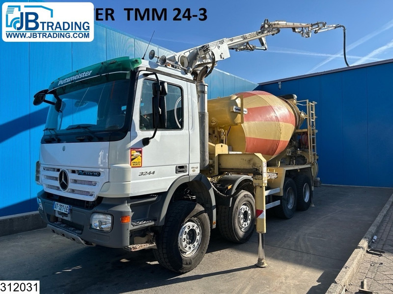Mercedes-Benz Actros 3244 8x4, PUMI, Putzmeister, 24 MTR, Telligent 16 - Camión bomba de hormigón: foto 1 Mercedes-Benz Actros 3244 8x4, PUMI, Putzmeister, 24 MTR, Telligent 16 - Camión bomba de hormigón: foto 1