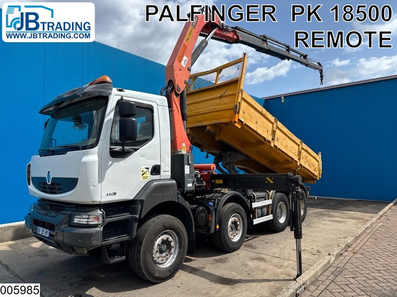 Renault Kerax 450 Dxi 8X4, Manual, Steel suspension, Retarder - Camión volquete, Camión grúa: foto 1 Renault Kerax 450 Dxi 8X4, Manual, Steel suspension, Retarder - Camión volquete, Camión grúa: foto 1