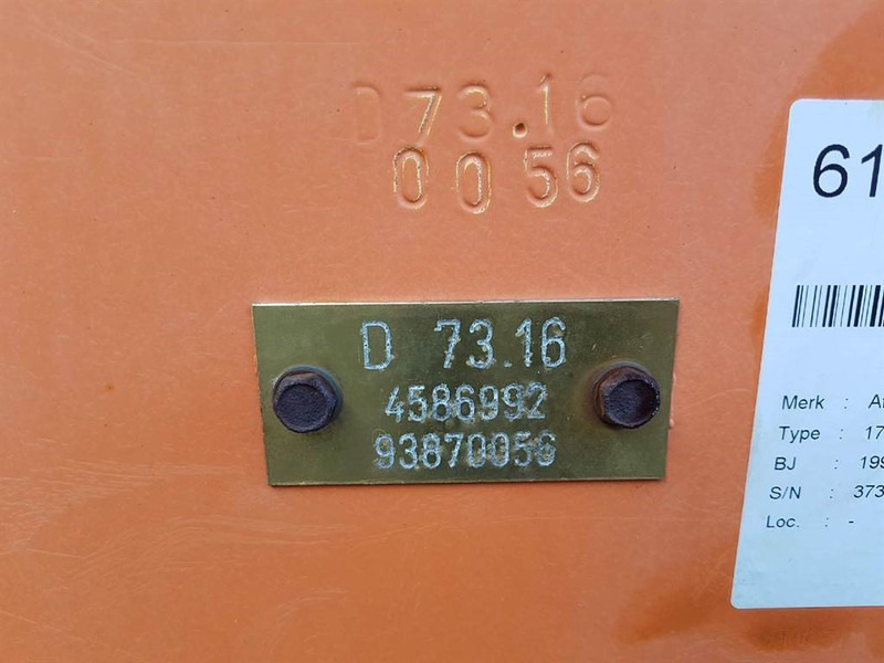 Atlas 1704MH-D73.16-Dipperstick/Stiel/Lepelsteel - Brazo: foto 5 Atlas 1704MH-D73.16-Dipperstick/Stiel/Lepelsteel - Brazo: foto 5