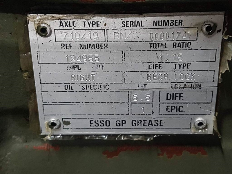 Eje y piezas para Maquinaria de construcción Carraro 710/19-124955-Axle/Achse/As: foto 8 Eje y piezas para Maquinaria de construcción Carraro 710/19-124955-Axle/Achse/As: foto 8