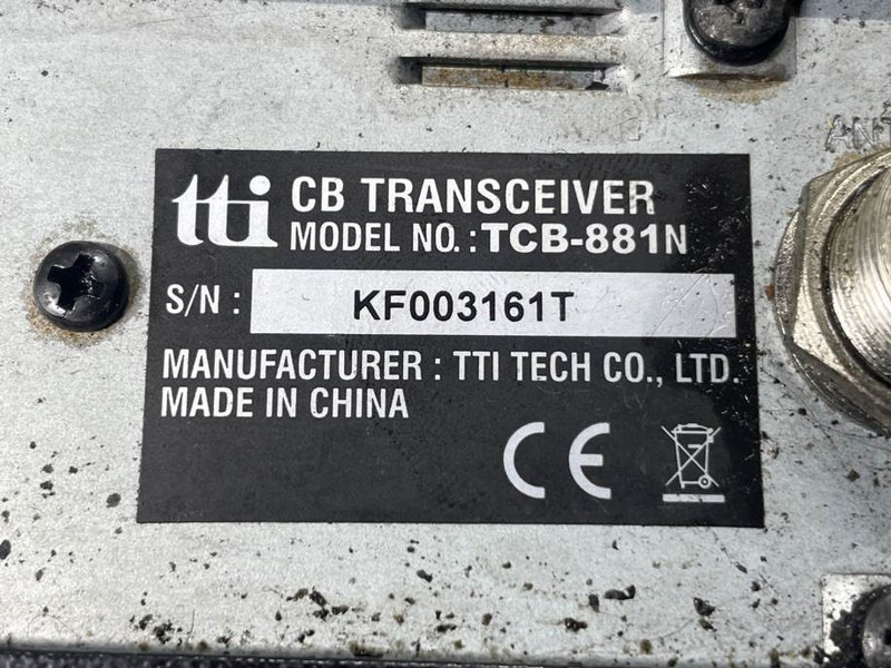 Sistema eléctrico para Maquinaria de construcción Mecalac 12MTX-TTI TCB-881N-Transceiver/Zendbak: foto 8