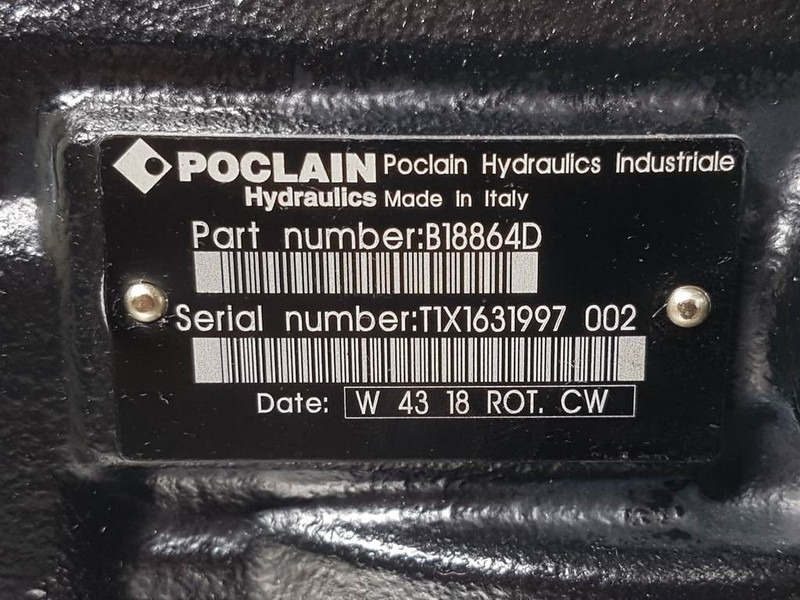 Poclain B18864D - Drive pump/Fahrpumpe/Rijpomp - Hidráulica para Maquinaria de construcción: foto 5 Poclain B18864D - Drive pump/Fahrpumpe/Rijpomp - Hidráulica para Maquinaria de construcción: foto 5