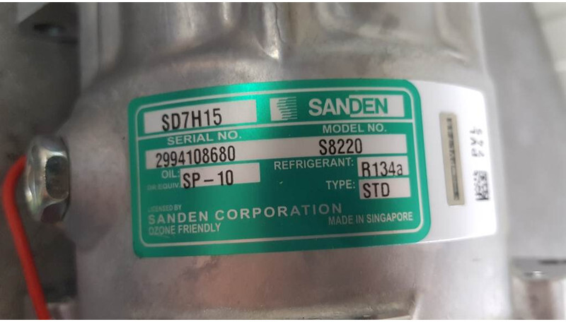 SANDEN SD7H15-S8220-Compressor/Kompressor/Aircopom - Compresor de aire acondicionado para Maquinaria de construcción: foto 3 SANDEN SD7H15-S8220-Compressor/Kompressor/Aircopom - Compresor de aire acondicionado para Maquinaria de construcción: foto 3