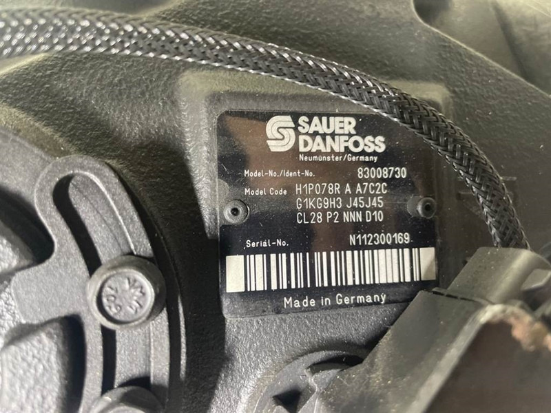 Sauer Danfoss H1P078R-83008730-Drive pump/Fahrpumpe/Rijpomp - Hidráulica para Maquinaria de construcción: foto 4 Sauer Danfoss H1P078R-83008730-Drive pump/Fahrpumpe/Rijpomp - Hidráulica para Maquinaria de construcción: foto 4