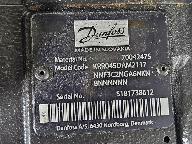 Sauer Danfoss KRR045DAM2117-7004247S-Load sensing pump - Hidráulica para Maquinaria de construcción: foto 5 Sauer Danfoss KRR045DAM2117-7004247S-Load sensing pump - Hidráulica para Maquinaria de construcción: foto 5
