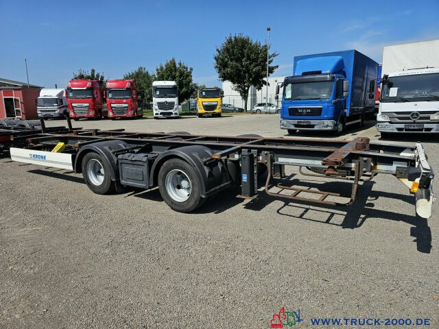 Krone ZZ18 XF0 Tandem Box Carrier - Luft - BPW Achsen - Remolque portacontenedore/ Intercambiable: foto 2 Krone ZZ18 XF0 Tandem Box Carrier - Luft - BPW Achsen - Remolque portacontenedore/ Intercambiable: foto 2