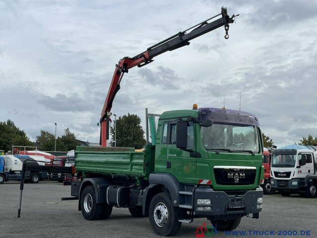 MAN TGS 18.320 Meiller Kipper-Palfinger Kran-1. Hand - Camión volquete, Camión grúa: foto 5 MAN TGS 18.320 Meiller Kipper-Palfinger Kran-1. Hand - Camión volquete, Camión grúa: foto 5