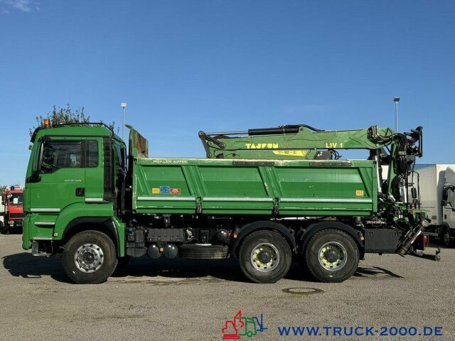 MAN TGS 26.500 6x4 Meiller + Kran + Bordmatik 137TKM - Camión volquete, Camión grúa: foto 4 MAN TGS 26.500 6x4 Meiller + Kran + Bordmatik 137TKM - Camión volquete, Camión grúa: foto 4