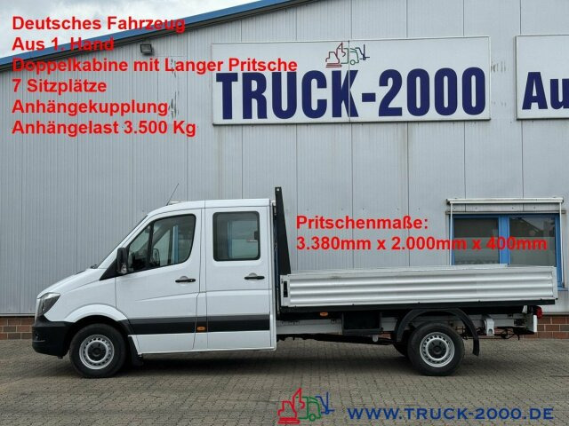 Mercedes-Benz Sprinter 316 CDI DoKa 7 Sitze AHK 3.500 Kg - Furgoneta caja abierta, Furgoneta combi: foto 1 Mercedes-Benz Sprinter 316 CDI DoKa 7 Sitze AHK 3.500 Kg - Furgoneta caja abierta, Furgoneta combi: foto 1