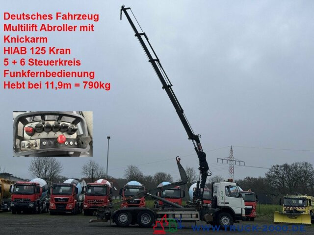 Volvo 340 HIAB Kran 11,9m=790kg 5+6 Steuerkreis Klima - Camión multibasculante, Camión grúa: foto 1 Volvo 340 HIAB Kran 11,9m=790kg 5+6 Steuerkreis Klima - Camión multibasculante, Camión grúa: foto 1
