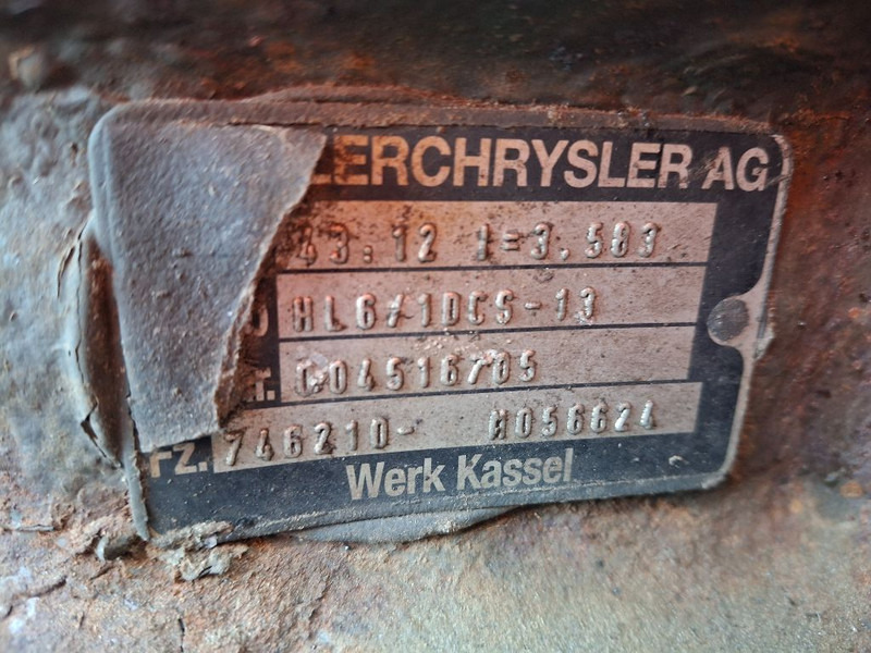 Mercedes-Benz HL6/1DCS-13 - Eje posterior: foto 5 Mercedes-Benz HL6/1DCS-13 - Eje posterior: foto 5