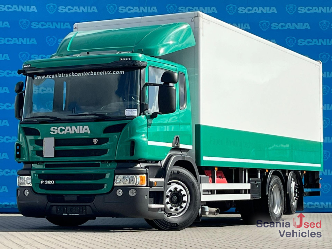 SCANIA P 320 DB6x2*4MNB RETARDER TAIL LIFT 2T 721X250X250 - Camión caja cerrada: foto 1 SCANIA P 320 DB6x2*4MNB RETARDER TAIL LIFT 2T 721X250X250 - Camión caja cerrada: foto 1