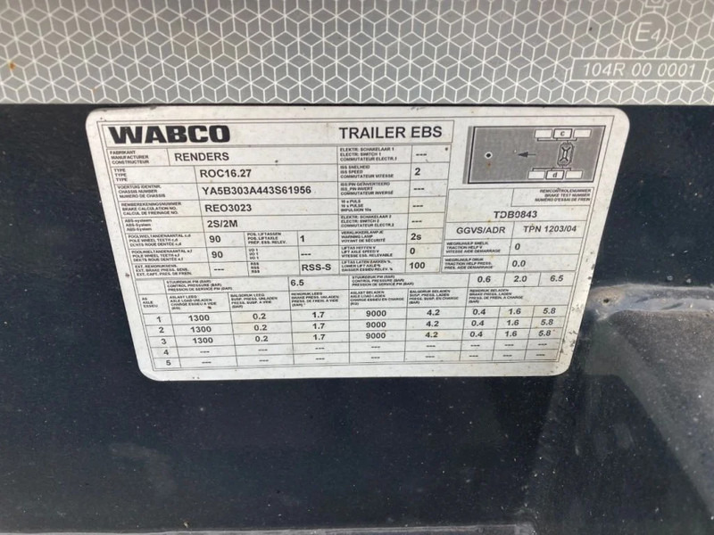 Renders ROC 16.27 CC Breedteborden - Semirremolque portacontenedore/ Intercambiable: foto 5 Renders ROC 16.27 CC Breedteborden - Semirremolque portacontenedore/ Intercambiable: foto 5