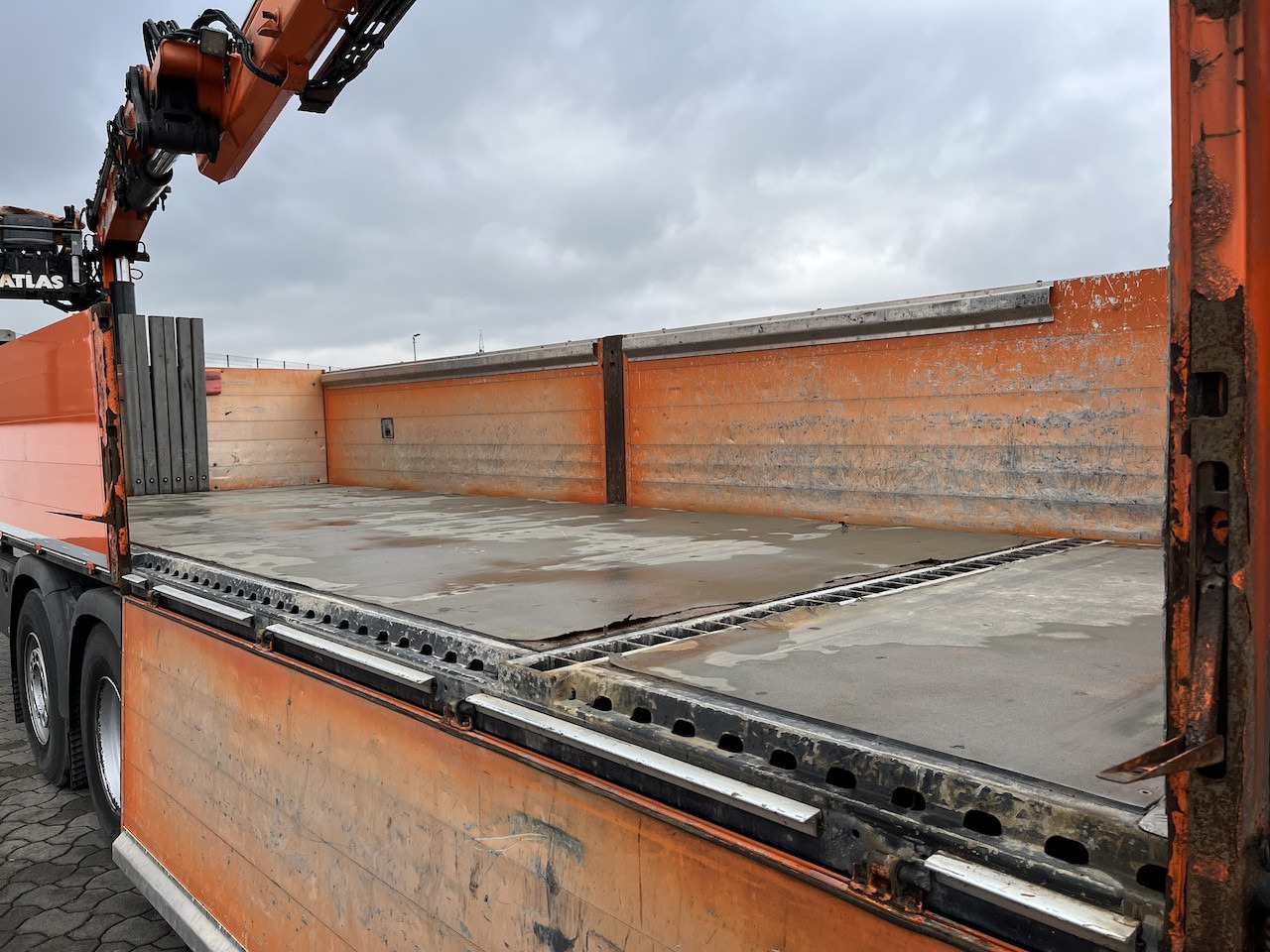 MAN TGX 26.480 6x2 Atlas 145.2 Baustoff - Camión caja abierta, Camión grúa: foto 5 MAN TGX 26.480 6x2 Atlas 145.2 Baustoff - Camión caja abierta, Camión grúa: foto 5