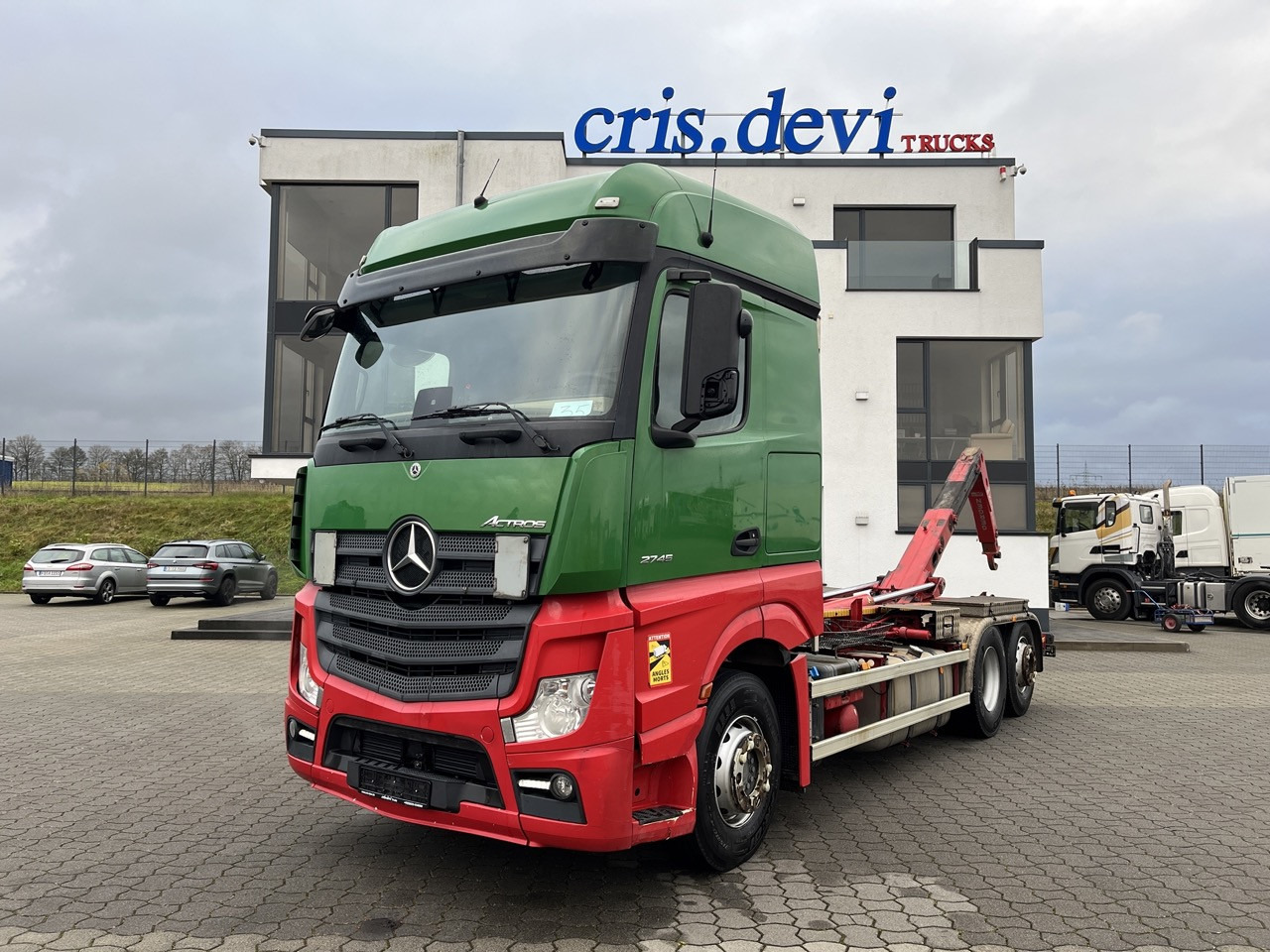 Mercedes-Benz Actros 2745 6x2 Gergen 21 70 Abrollkipper - Camión multibasculante: foto 4 Mercedes-Benz Actros 2745 6x2 Gergen 21 70 Abrollkipper - Camión multibasculante: foto 4